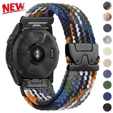 Nylon Strap For Garmin Fenix E 8 7 7X 6 6X Pro Solar 5 5X Plus 3/3HR Wrist Band