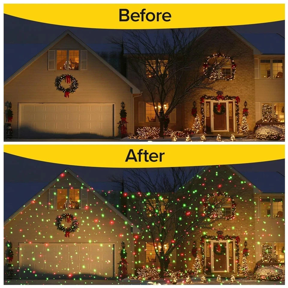 Star Shower Ultra 9 уличное праздничное лазерное световое шоу AS-SEEN-ON-TV, новые 9 режимов - Изображение 4 из 4