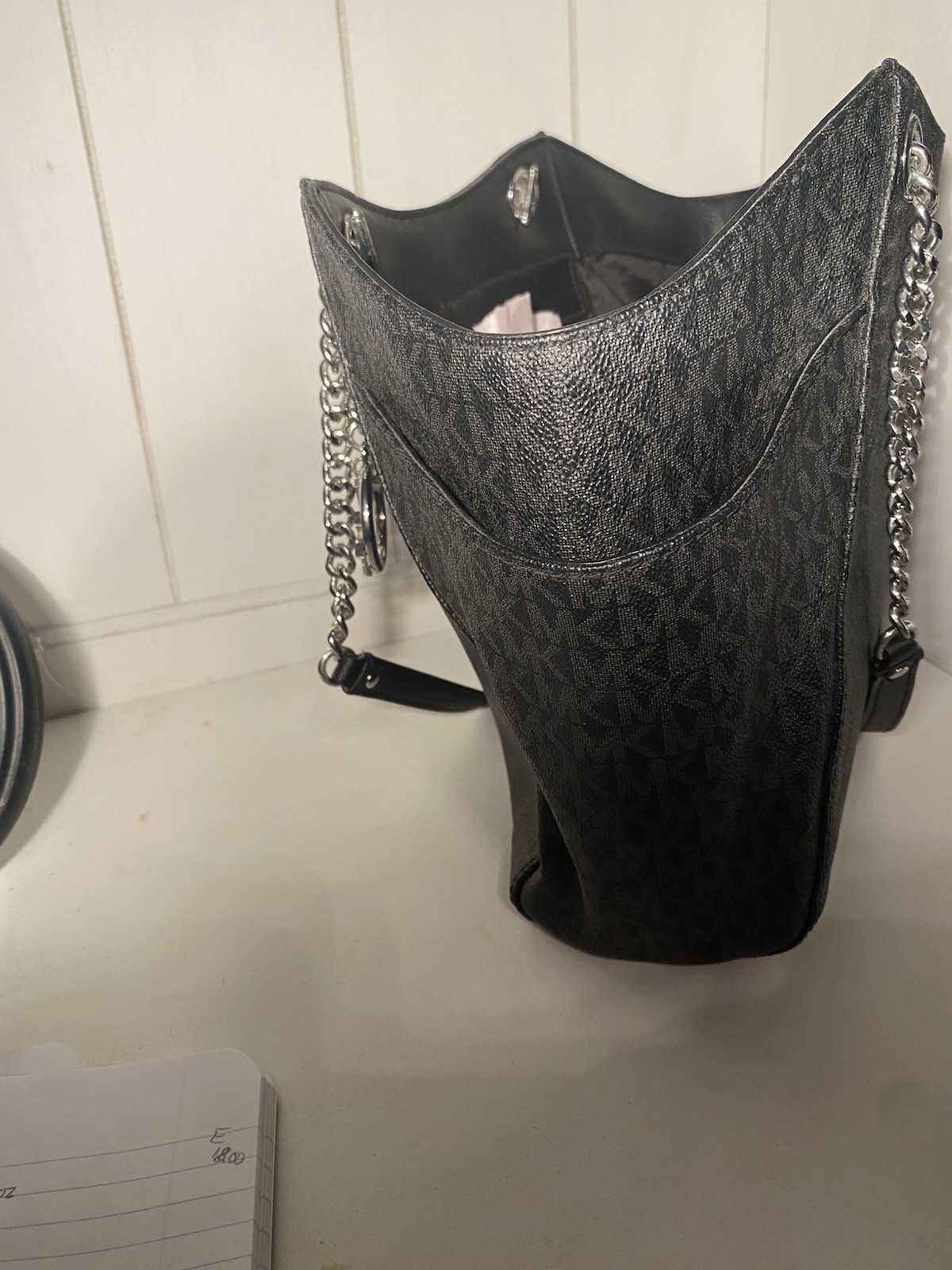 Michael Kors Jet Set Travel Large Chain Shoulder Tote Bag thumbnail 5