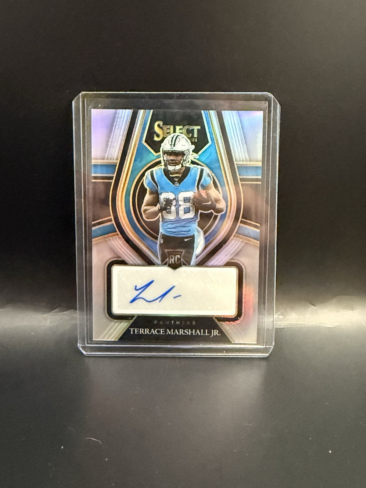 Terrace Marshall Jr. Panini Select Rookie Signatures #RSTMA Base
