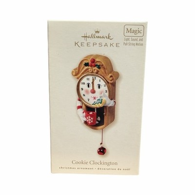 2007 Hallmark Cookie Clockington Christmas Ornament