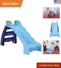 Versatile Toddler Water Slide - Indoor-Outdoor Fun, Easy to Store, Dark Blue