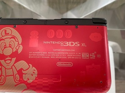 Nintendo 3DS XL Red Super Mario Bros 2 Limited Edition Handheld