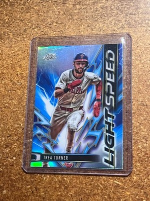 2025 Cosmic Chrome Baseball Light Speed # LS-8 Trea Turner