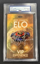 Jeff Lynne Autograph VIP Pass PSA