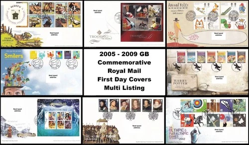 2005-2009 GB Commemorative Royal Mail FDC First Day Covers - Multi Listing