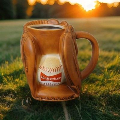 Budweiser Baseball Mitt Stein Anheuser Busch 1995