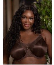 Goddess Chocolate Brown Ivette Banded Underwire Bra - GD6750, Wome Sz 48DDD
