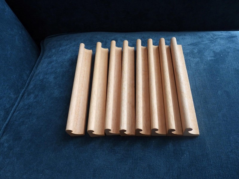 8 SCRABBLE WOOD TILE HOLDER TRAYS FOR REPLACEMENT, ARTS & CRAFTS EC