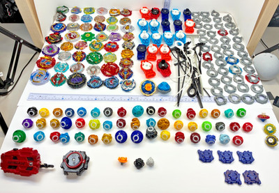 Beyblade LOT (100 Pieces)  SEE PICTURES!  *SOLD AS IS* *FREE SHIPPING*