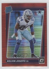 2021 Panini Donruss Optic Rated Rookie Red Hyper Prizm Kelvin Joseph #250 0p73