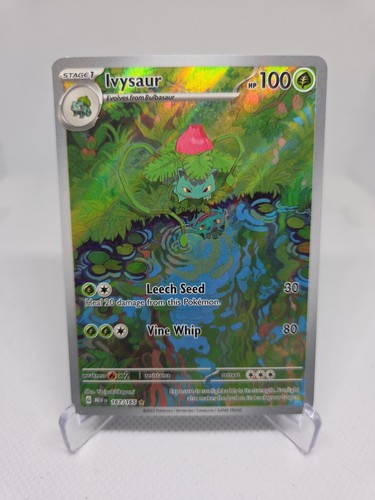 Ivysaur 167/165 Sv: Scarlet & Violet 151 Illustration Rare Holo Full Art 2023