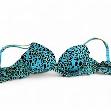 No Boundaries Women's Blue and Multi Bra