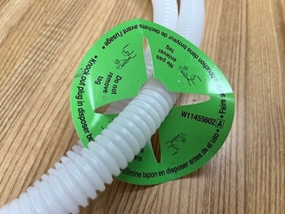 Whirlpool 8269144 W11455602 W10336891 Dishwasher Drain Hose