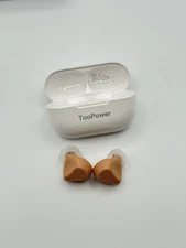 TooPower OTC Digital Hearing Aid, Noise Reduction, Rechargeable, Beige