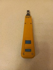 Weidmuller Punch-Down Impact Tool. Punch Down. Palladin tools. Blue and Yellow