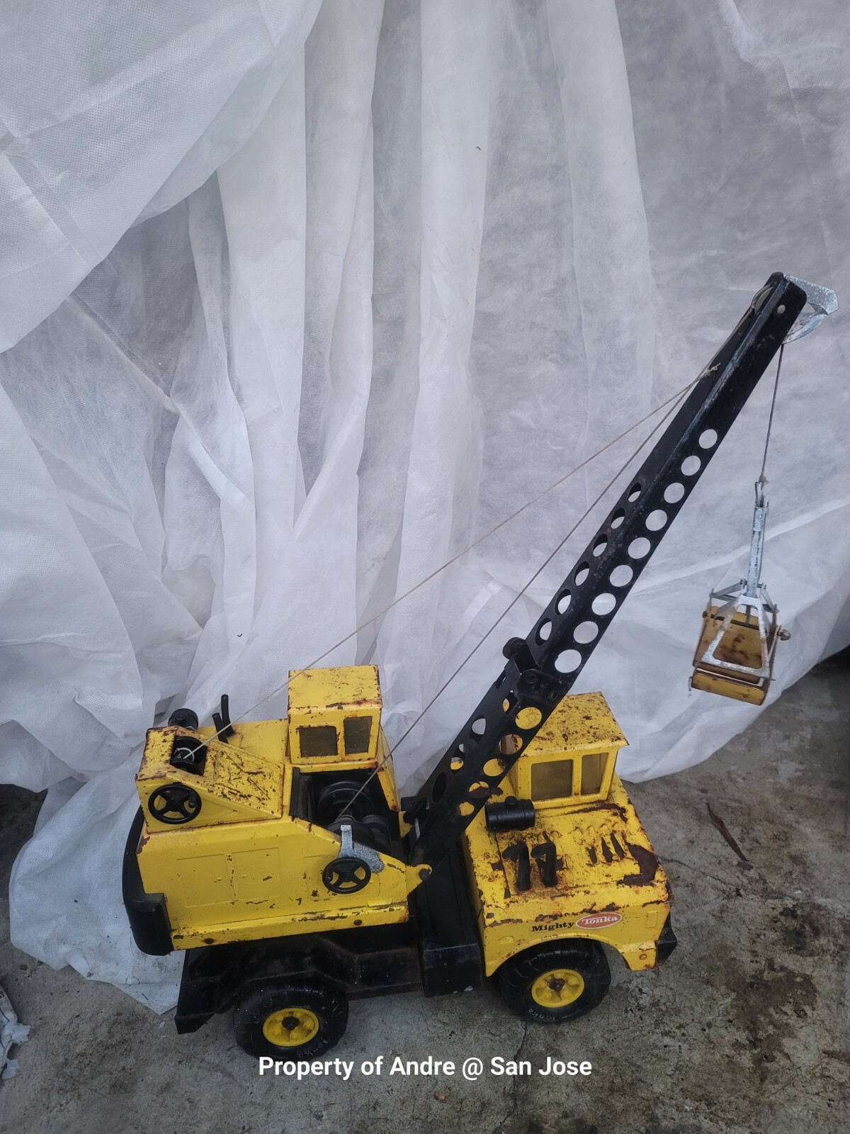 Vintage Mighty Tonka Crane Truck eBay