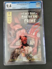 LAST DAYS OF AMERICAN CRIME #1 CGC 9.4 GRADED RADICAL COMICS ALEX MALEEV COVER!