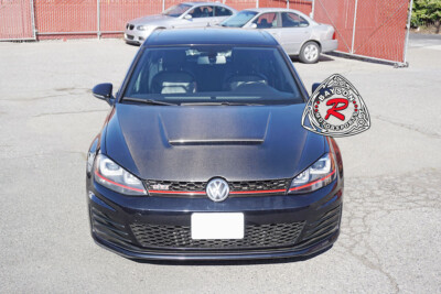 Fits 15-20 VW Golf 7 7.5 GTI MK7 VR-Style Bonnet Hood (Carbon