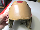 VINTAGE HUTCH H18 FOOTBALL HELMET LEATHER NO FACEGUARD ANTIQUE EXC RARE OLD SPOR — photo 7