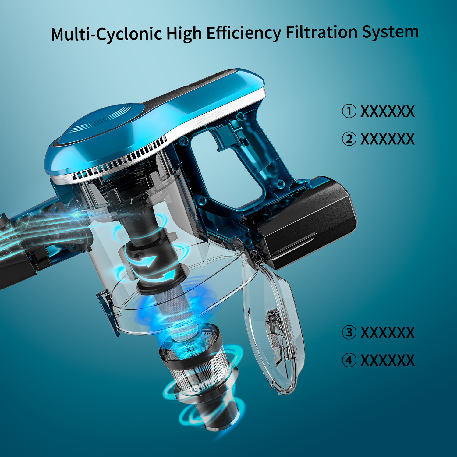 INSE S6T Handheld Cordless Vacuum Cleaner 23Kpa 265W Bagless Stick