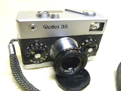 RARE German-Made HONEYWELL ROLLEI 35 FILM CAMERA.Zeiss 40mm Tessar