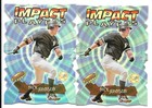 NICK JOHNSON PAIR 2001 BOWMAN'S BEST IMPACT PLAYERS IP18 18 NEW YORK YANKEES