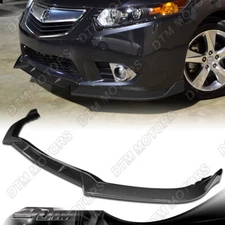 For 11-14 Acura TSX Carbon Painted Front Bumper Lip Body Kit Spoiler Splitter