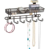 Schmuckaufbewahrung Wand Bronze Schmuckhalter Organizer Haken FäCher Mdesign
