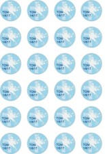 24 PRECUT DC PERSONALISED CONFIRMATION/COMMUNION/BOY RICE PAPER CUP CAKE TOPPERS