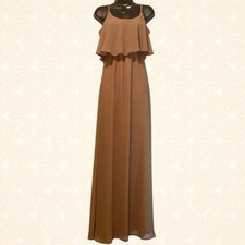 Show me your MuMu Chiffon Dune Bridesmaid Dress Maxi Empire Waist