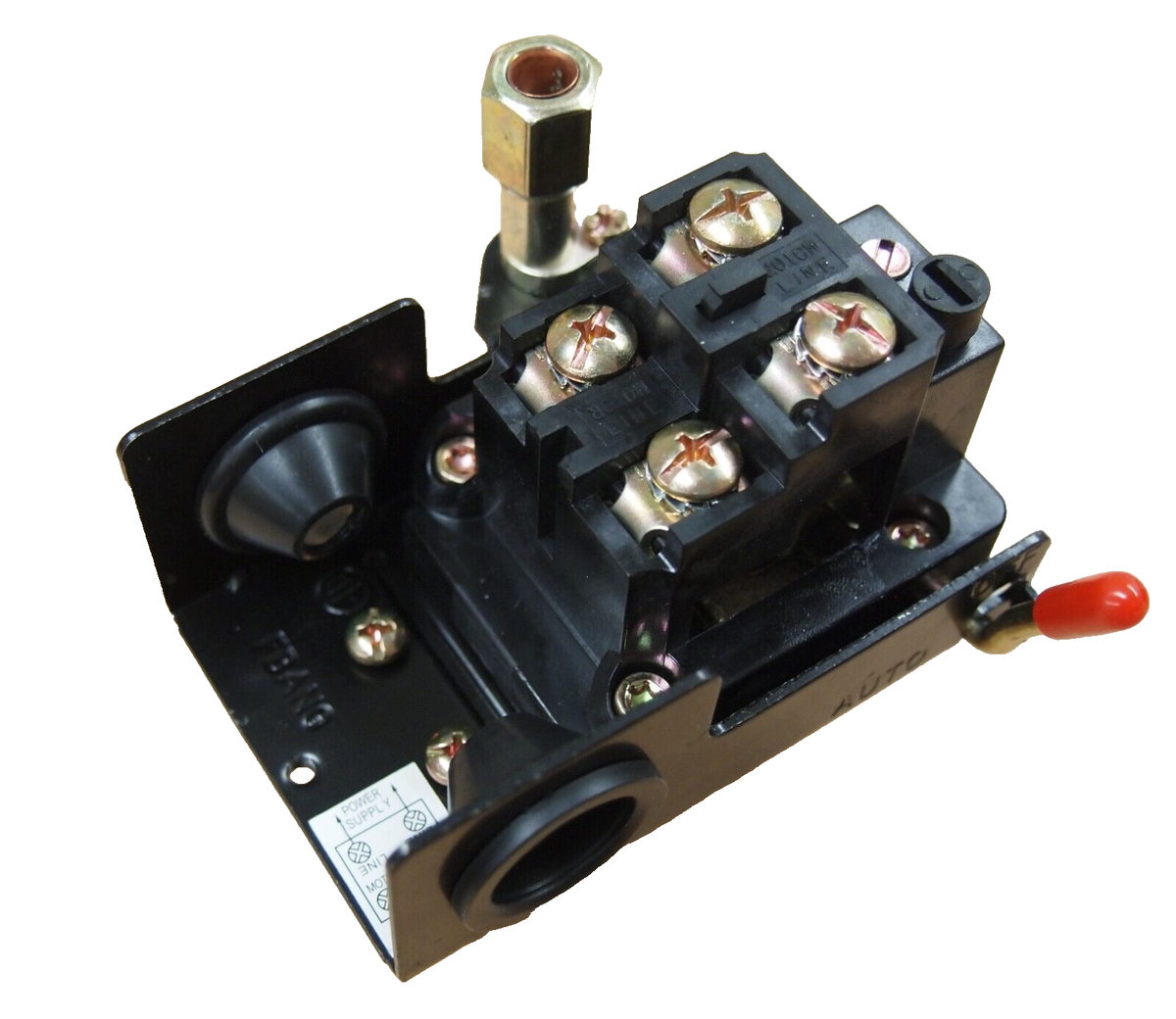 2-Pack Pressure Switch 26A One Port – Replacement For Air Compressor – Horizontal Mount, FB10-2