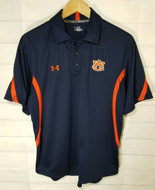 Men's Under Armour Heat Gear Auburn University Tigers War Eagle Polo