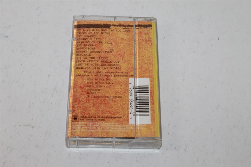 Bruce Springsteen & The E Street Band Live In New York City Cassette Tape - Image 3 of 4