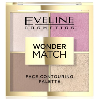 5903416058939 Wonder Match paleta do konturowania twarzy 01 10g Eveline Cosmetic