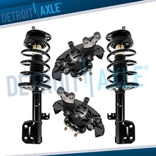 Front Steering Knuckles Hub Struts Spring for 2003 2004 2005-2008 Toyota Matrix