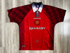 Manchester United Home football shirt 1996/1998 Jersey Umbro Original VTG size L