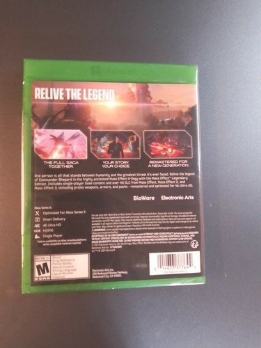 Mass Effect  Legendary Edition (Xbox One, 2021) Factory sealed New - Picture 2 of 3