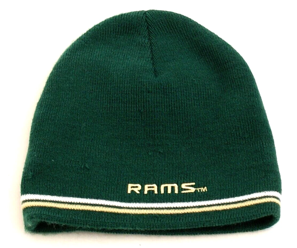 Colosseum Athletics CSU Rams Gorro Tejido Verde Gorra Calavera Para Hombre Talla Única Nuevo con Etiquetas Foto 2 de 2