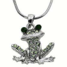 Frog Pendant Necklace with Gift Box Fast Shipping