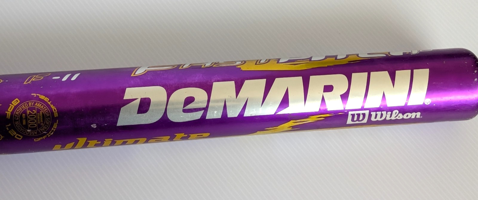 Wilson DeMarini Reactor 21 oz 32 in Fastpitch Aluminum Softball Bat Purple