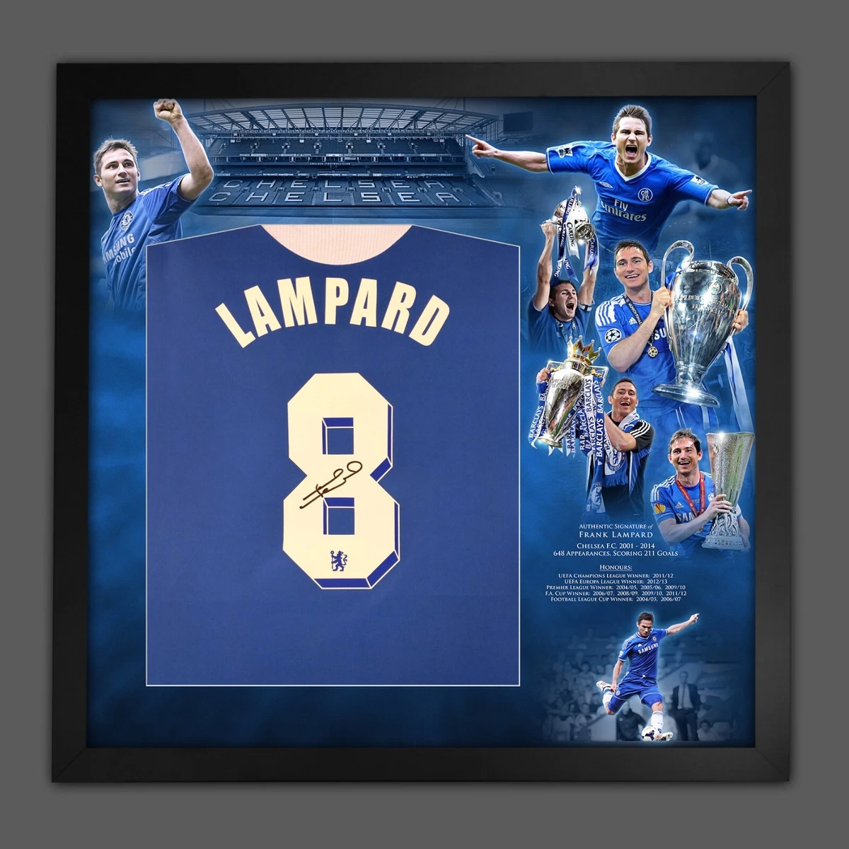 frank lampard signed shirt