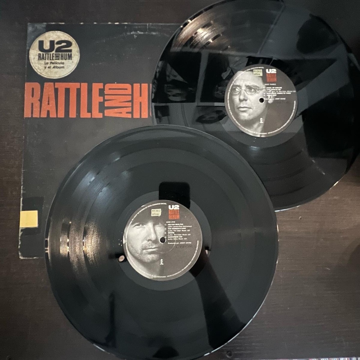 U2 -Rattle And Hum VENEZUELA PRESS 1988 ROCKx 2 LP ALBUM