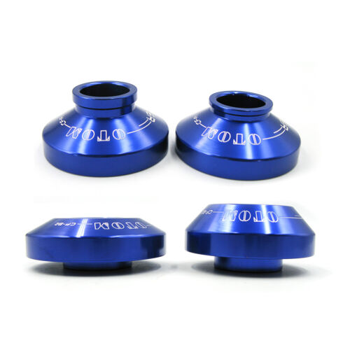 CNC Front Rear Wheel Dust Seal Hub Spacer Set For Honda CRF 125 250 450 Blue - Picture 1 of 7