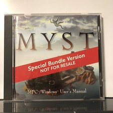 MYST Special Bundle Version for MPC/WINDOWS 3.1 PC Software Computer VideoGame