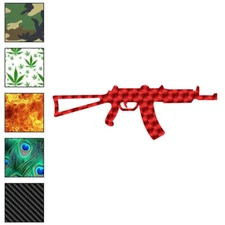 AK47 Assault Rifle, Vinyl Decal Sticker, 40 Patterns & 3 Sizes, #7175