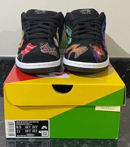 Nike SB Dunk Low Pro QS 'Neckface' UK 8.5 - Picture 2 of 6
