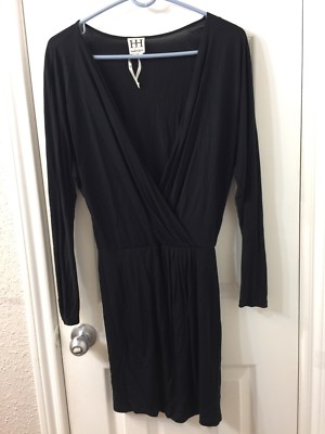 haute hippie black dress sz XS