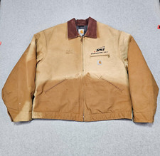 Carhartt Detroit Blanket Lined Jacket Fader XL Regular J001 BRN Made In USA