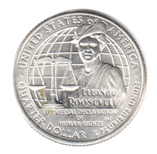 2023 P ELEANOR ROOSEVELT American Women 25c Quarter Brilliant Uncirculated